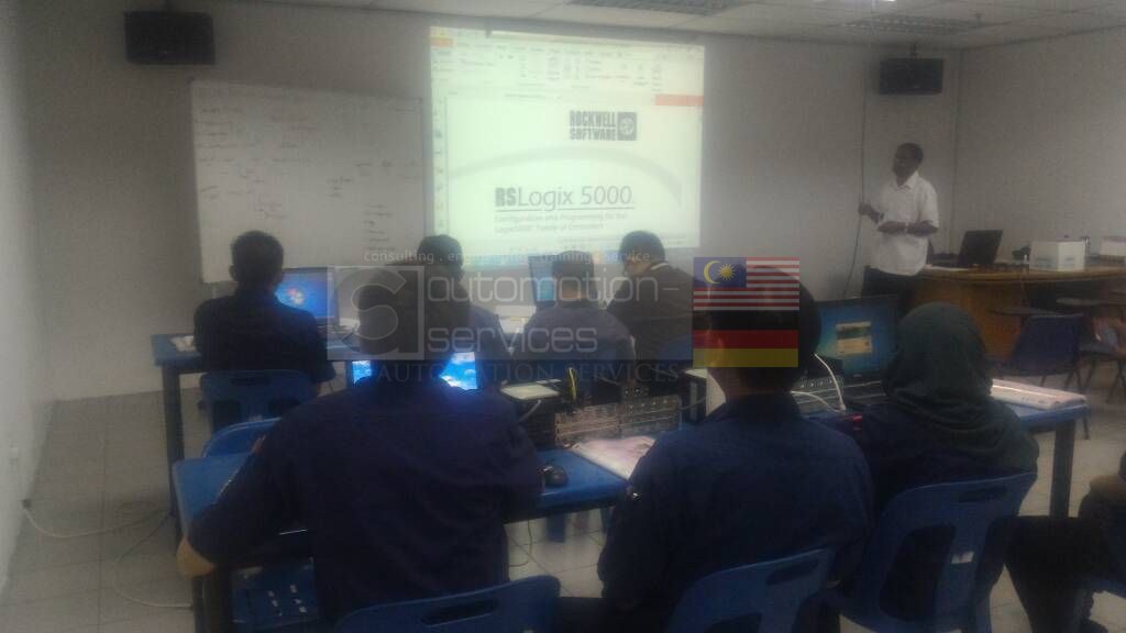Our late founder Mr. Sunderasen (Cikgu PLC) teaching an Allen Bradley RSLogix 5000 class at ASASMY